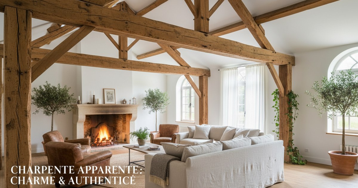 La charpente apparente : charme et authenticité