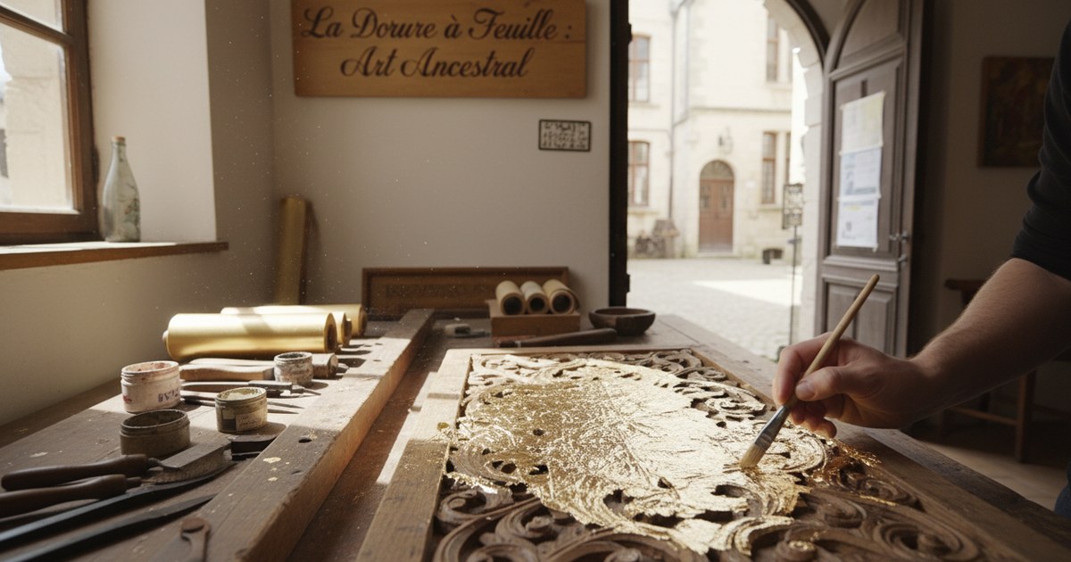 La dorure à la feuille : un art ancestral à portée de main