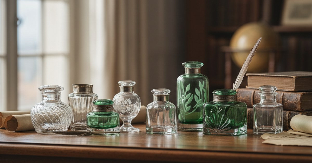 L’élégance des encriers de verre à travers les époques