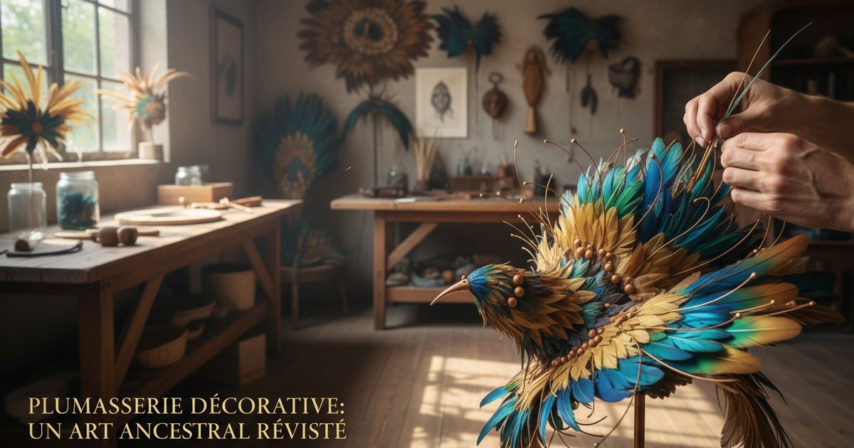 La plumasserie décorative : un art ancestral revisité