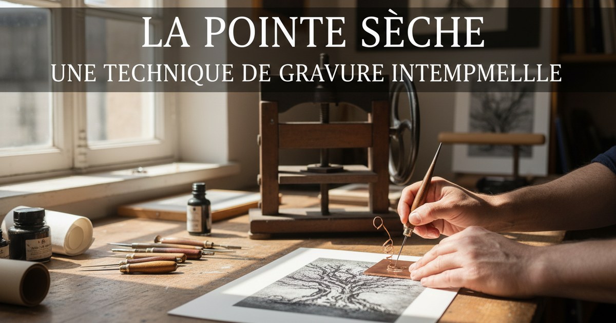 La pointe sèche : une technique de gravure intemporelle